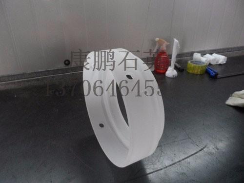 Quartz flange